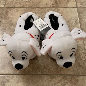 Disney 101 Dalmatians Plush Slippers Dog NEW Women M 7-8